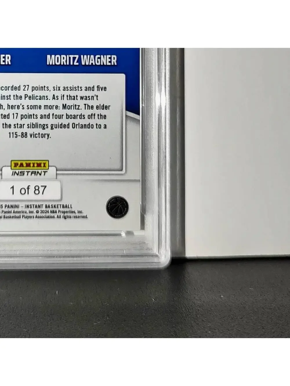 Franz Wagner / Moritz Wagner 2024 Panini NBA #90 Basketball PSA 9 Mint